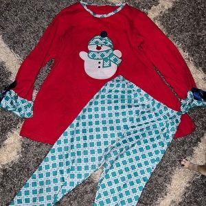 Snowman boutique outfit